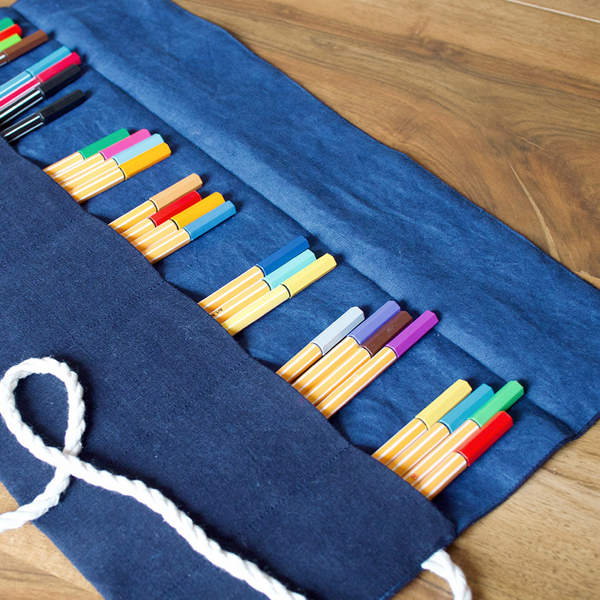 Sustainable Scrap Busting: Roll-up Pencil Case