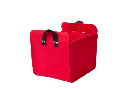 Felt Storage Box, Knitting Bag, Bathroom Storage, Color Option Available- World Wide Shipping 4-6 Days by SenamonBagOrganizer