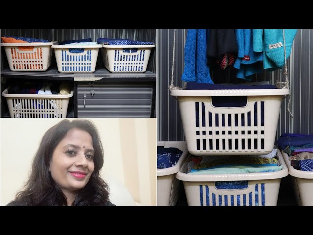 This video is about how to maximise wardrobe space without spending money
