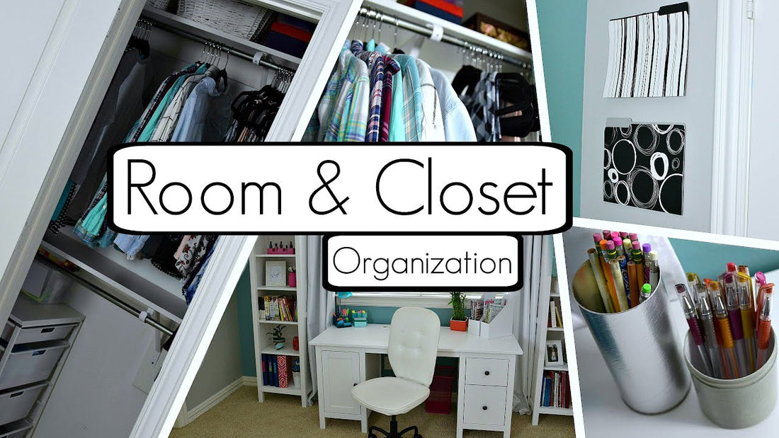 Here are some ideas for organizing your desk, closet, papers, and more, including a few DIY's as well! Let me know if you want more cleaning / organization ...